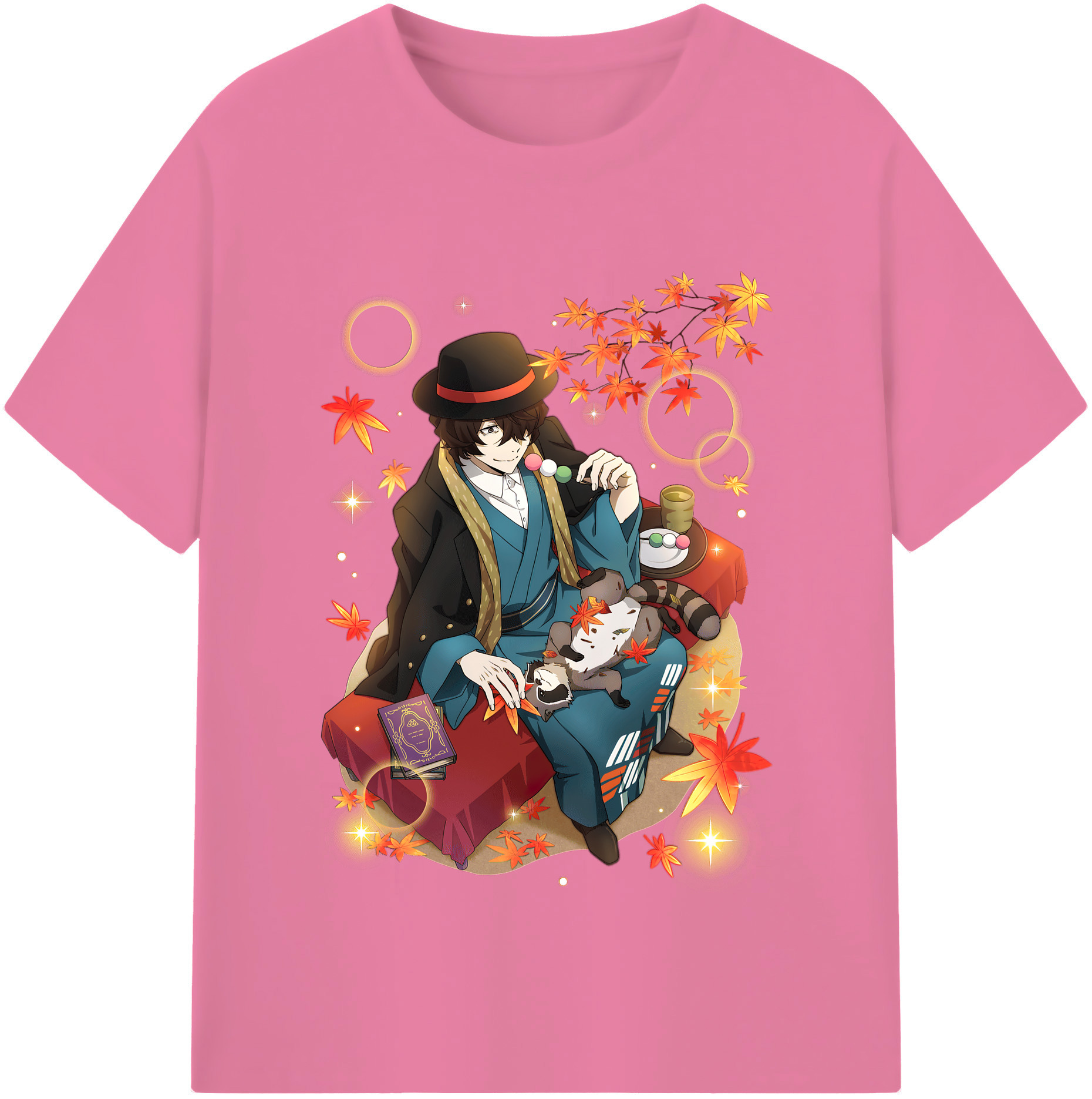 （画像用） 文豪ストレイドッグス Bungo Stray Dogs 綿100％半袖Tシャツ（フロントプリント）
